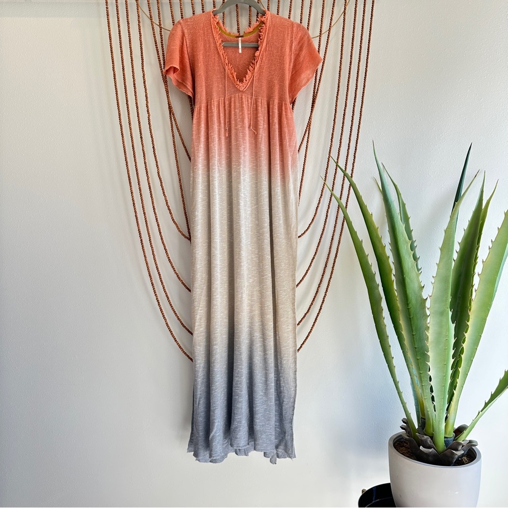 Ombre boho free people shirt